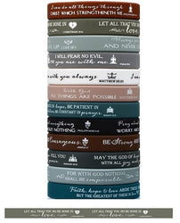 Christian Silicone Bracelets - 1 Corinthians 16:14