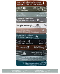 Christian Silicone Bracelets - Luke 18:1