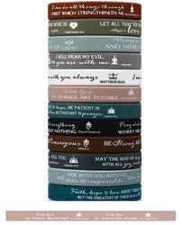 Christian Silicone Bracelets - Matthew 19:26